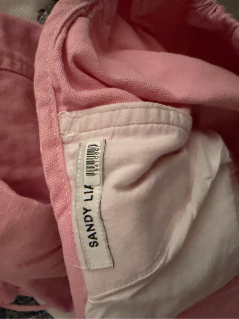 Sandy Liang Pink Cargo Pants - Picture 8 of 8